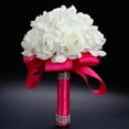 thumbnail image 3 of Bridal Bouquet for Brides or Bridesmaids Wedding Hand Bouquet Artificial Fake Flowers, 3 of 9