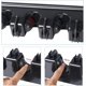thumbnail image 3 of Soporte multifuncional para escobas de pared, soporte para colgar con 5 ranuras y 6 ganchos para su cocina, garaje, cuarto de lavado, destornillador gratuito, 3 of 5