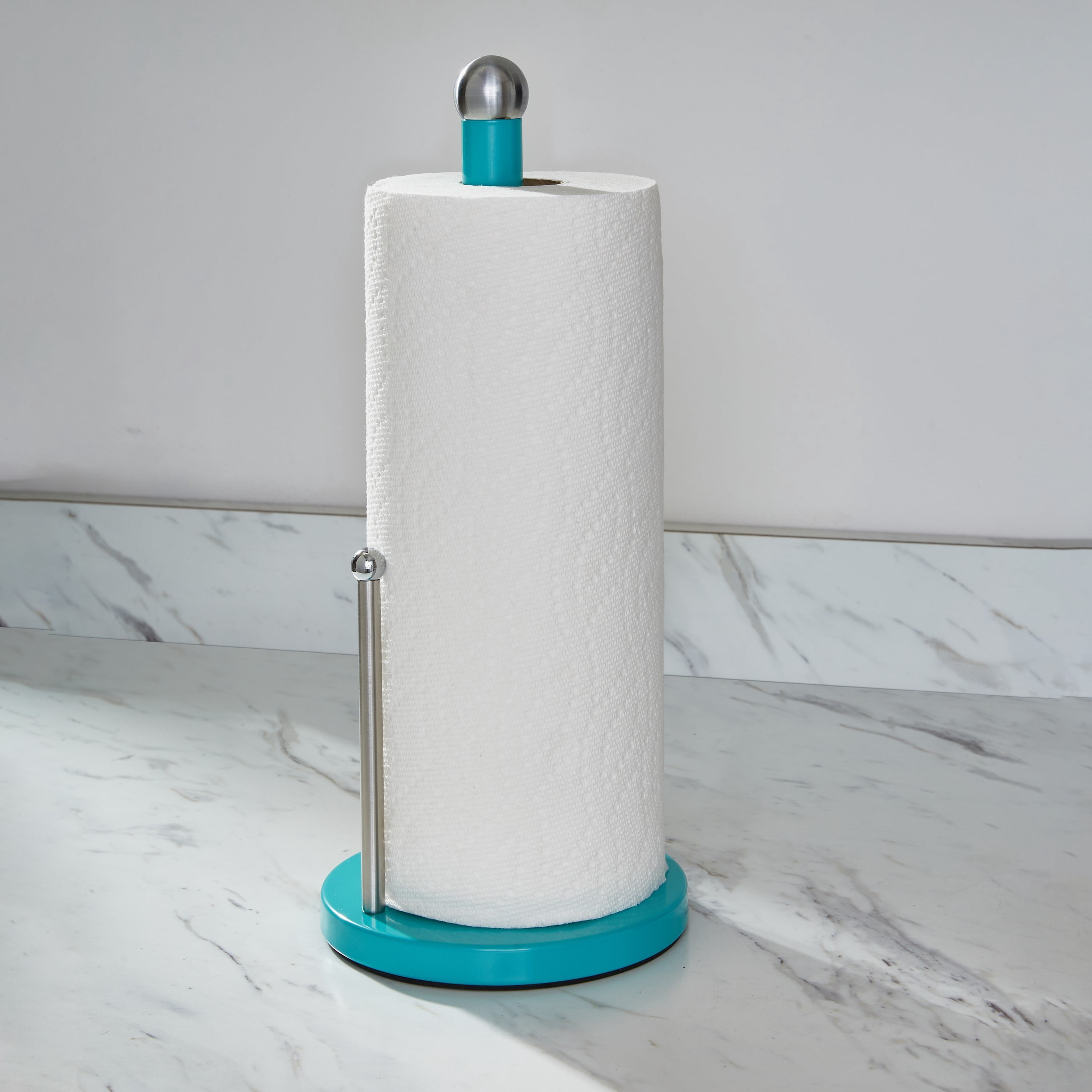 Kitchen Details Paper Towel Holder in Turquoise