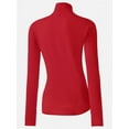thumbnail image 4 of Women's Turtleneck Long Sleeve Shirts Slim Fitted Lightweight Base Layer Casual Tops, 4 of 5