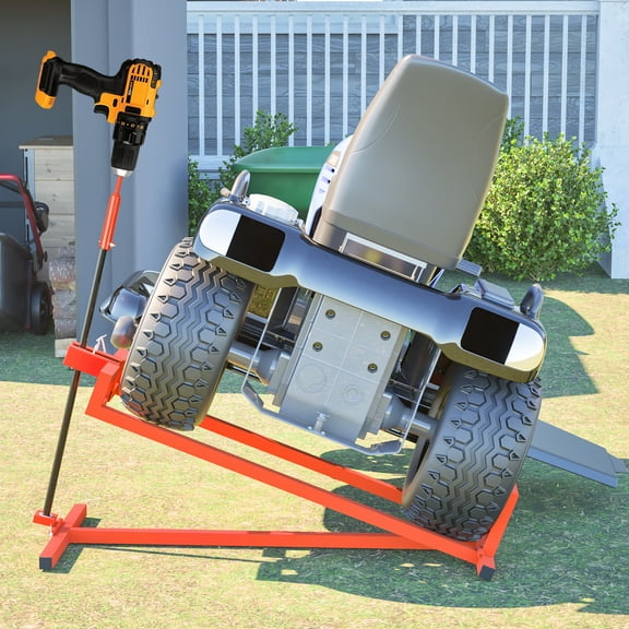 LZBEITEM Lawn Mower Lift Jack - 882 lbs Capacity for Tractors and Zero Turn Lawn Mowers