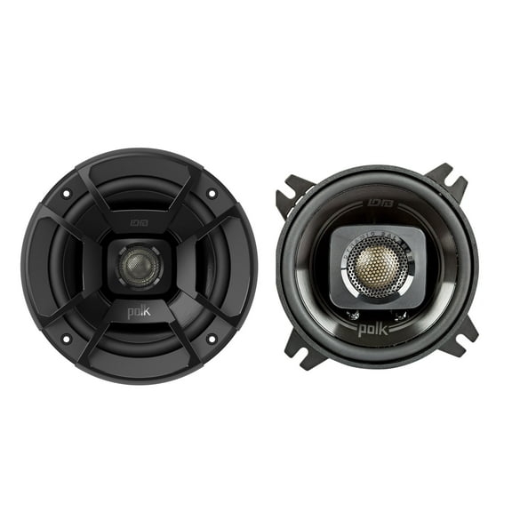 Polk Audio DB402 4 Inch 135W 2 Way Car/Marine ATV Stereo Speakers, Black