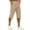 Khaki #015, variant on Cargo Shorts for Men Below Knee Stretch Waist Hiking Shorts Casual Quick Dry Workout Short with Multi-Pockets, XL