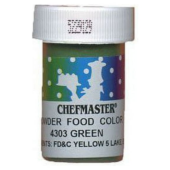 Chefmaster Powder Food Color, 3 gr. - Green