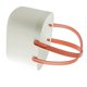 thumbnail image 2 of Panier de douche portable avec trous d'aération, panier de rangement portable en plastique de grande capacité avec poignées pour salle de bain, blanc, 2 of 4