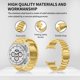 thumbnail image 2 of Correa de Acero Inoxidable GOLDTOLUCK Compatible con Samsung Galaxy Watch 8 Classic 40mm 44mm 46mm, 2 of 7