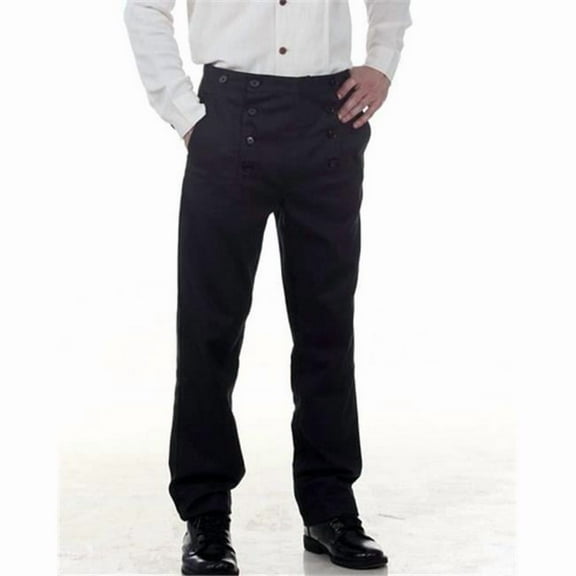 The Pirate Dressing C1346 Architect Pants- Black - 3XL