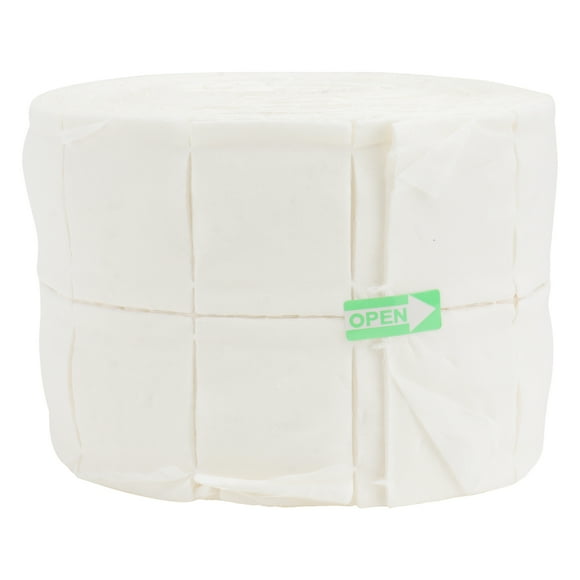 1 rollo de 500 piezas de toallitas de algodón suave para uñas, gel de uñas, eliminación de esmalte de uñas, almohadillas de papel de limpieza