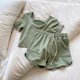thumbnail image 4 of Conjunto de Pijama de dos piezas para mujer, ropa de dormir con bolsillos, ropa de noche informal, traje coreano para el hogar, 2023, 4 of 4