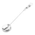 thumbnail image 3 of Retractable Ski Pass ID Card Badge Holder Key Chain Reels With Clip White, 3 of 5
