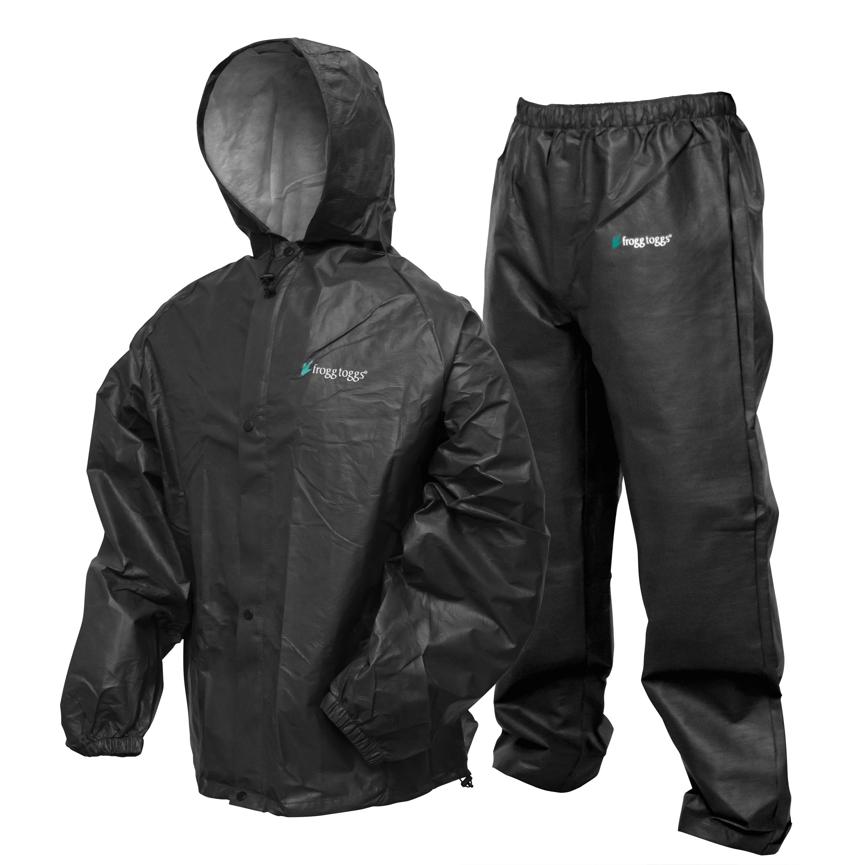 Piece Winter Rain Suit Coat Pants & Hood Water Proof Gear   Size XXXL 3 
