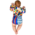 thumbnail image 3 of Pañalero sublimada 3D Payaso bebé Rev Payasito/de colores/body niño, 3 of 4