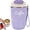 Purple, variant on Portable Coffee Vacuum Flask, Thermal Insulated Water Bottle with Lid & Handle, Keeps Drinks Hot & Cold
