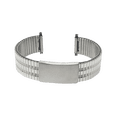thumbnail image 4 of Bandini Adjustable Length Stretch Watch Strap for Men, Silver Tone Stainless Steel, Straight End, Metal Expansion Watch Band - 22mm, 4 of 6