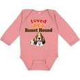 thumbnail image 3 of Inktastic Basset Hound Dog Lover Boys or Girls Long Sleeve Baby Bodysuit, 3 of 5