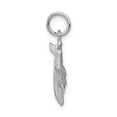 thumbnail image 2 of 14K White Gold Charm Pendant Men'S 21.5 mm 16 3-D Airplane, 2 of 5