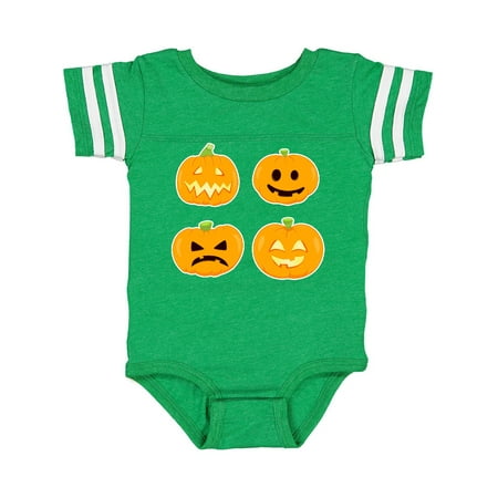 

Inktastic Pumpkins with Faces Gift Baby Boy or Baby Girl Bodysuit