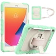 thumbnail image 1 of [Full-Body] Shock-Proof Case for Kids with [Screen Protector] [397 Rotating Hand Strap] &Stand [Pen Holder] for iPad Pro 9.7 （Light Green）, 1 of 4