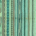 thumbnail image 1 of Ahgly Company Indoor Square Abstract Light Blue Modern Area Rugs, 8' Square, 1 of 4