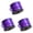 Purple,3Pc, variant on 1Pc Metallic Curling Ribbon,298Ft Holographic Shiny Balloon String Ribbon Roll, Crimped Foil Ribbon for Gift Wrapping, Floral Bouquet and Party Decoration, Laser Ribbon for Birthday DIY Craft Supply