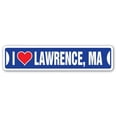 thumbnail image 1 of SignMission SSIL-Lawrence Ma Street Sign - I Love Lawrence, Massachusetts, 1 of 1