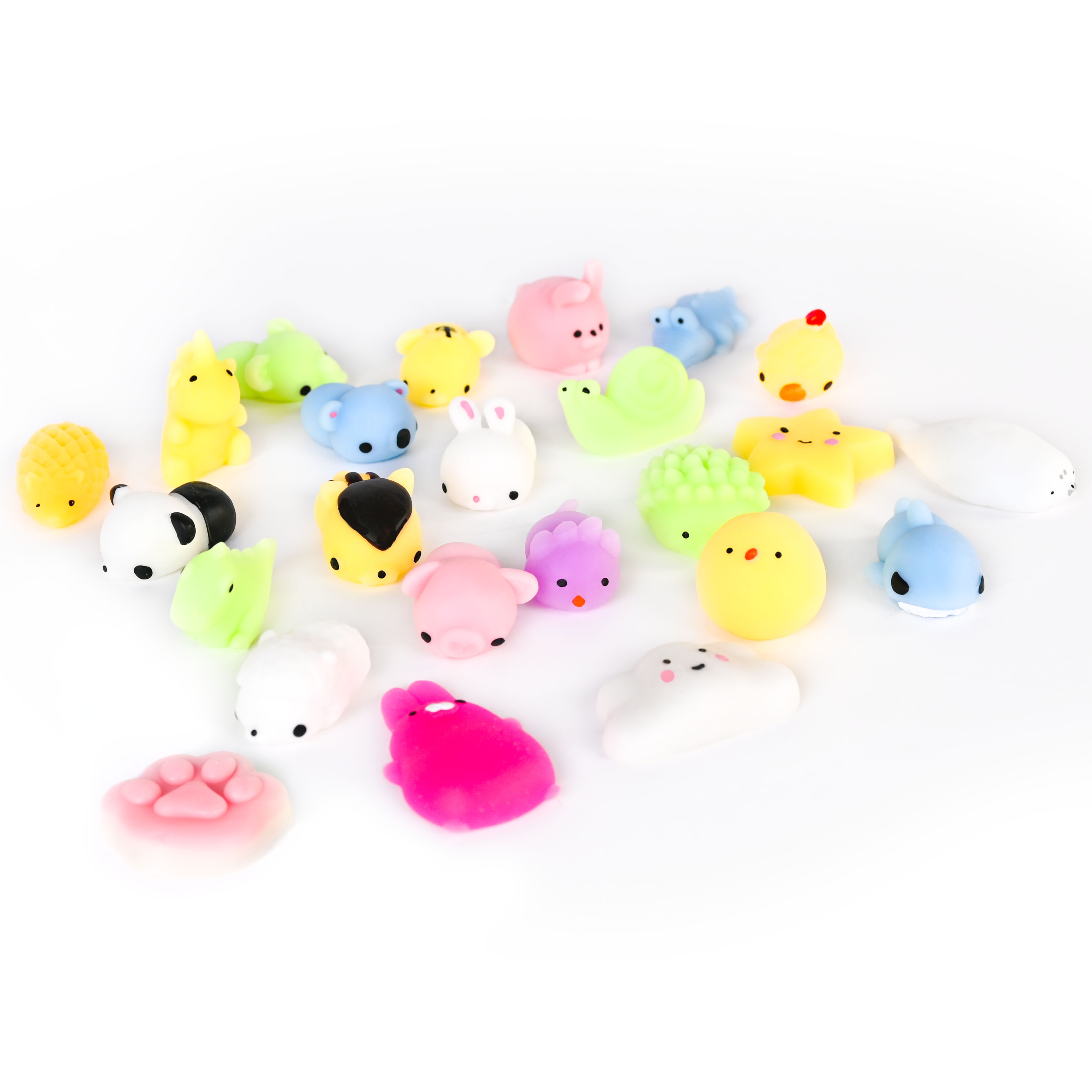 Giggle Zone Mini Mochi Squishies, 24 Piece Multicolor Set photo 2