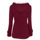 thumbnail image 5 of Chaquetas y abrigos casuales con capucha de manga larga para mujer, chaqueta con capucha cálida de invierno, abrigo de manga larga con capucha y bolsillo para mujer, 5 of 9