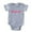 Heather Grey, variant on CafePress - Genius_Pink - Cute Infant Baby Football Bodysuit