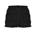 thumbnail image 6 of Karymi Women's Shorts High Waisted Ruffled Bloomers Shorts, Cute Tiered Ruffle Elastic Waist Bubble Shorts with Bow, Solid Y2K Style Satin Shorts Jean Shorts, 6 of 7