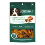 Healthfuls Chicken Wrapped Sweet Potato Dog Treats, 3.5oz