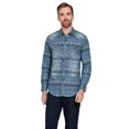 thumbnail image 1 of Camisa Vaquera Wrangler Hombre Denim A03 azul XG, 1 of 5