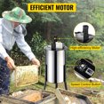 thumbnail image 3 of VEVOR Electric Honey Extractor, 140w 3 Frames Beekeeping Equipment Stainless Steel Honey Extractor Equipment with Height Adjustable Stand and Perspex Lid, Silver, 3 of 10