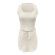 thumbnail image 4 of Vestido sin mangas holgado de color liso para mujer - Verano informal, transpirable - Tallas S-XXL, 4 of 5