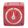 thumbnail image 2 of 300A 32V Battery Disconnect Switch Battery ON OFF Switch with Cover for RV Marine and Automotive Red, 2 of 12