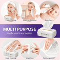 thumbnail image 3 of GIXUSIL Disposable Face Towel 50 Count, XL Soft Cotton Clean Skin Face Towels, Dry Wipes Cotton Facial Towels Wash Cloths Tissue Thickened, for Cleansing, Makeup Remover and Skincare,White, 3 of 6
