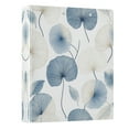 thumbnail image 2 of Blue and Beige Dandelion 3 Ring Hardcover Binders 1.5in Round Rings for Letter-Size Folder Paper Organizer Pockets for Office Student Recipe, 2 of 9