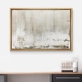 thumbnail image 3 of wall26 Framed Canvas Print Wall Art Pastel Minimal Grunge Brown White Paint Strokes Abstract Shapes Illustrations Modern Art Decorative Contemporary for Living Room, Bedroom, Office - 24x36 Natural, 3 of 5