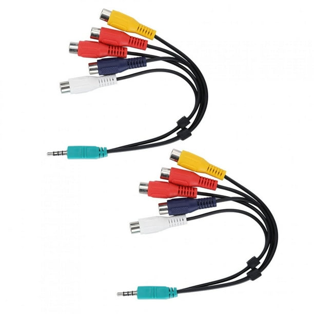 Cable De Vídeo Duradero, Función Tridimensional Alta Fuerte Durabilidad Doble Extremo Para Cable AV, Reemplazo Para Home Hotel Samsung LCD TV