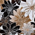 thumbnail image 5 of Pratyus Flower Pattern Fine Foliage Lace Modern Waterproof Shower Curtain for Country Cottage & Farmhouse Bathroom Decor Set with Hooks 36x72, 5 of 7