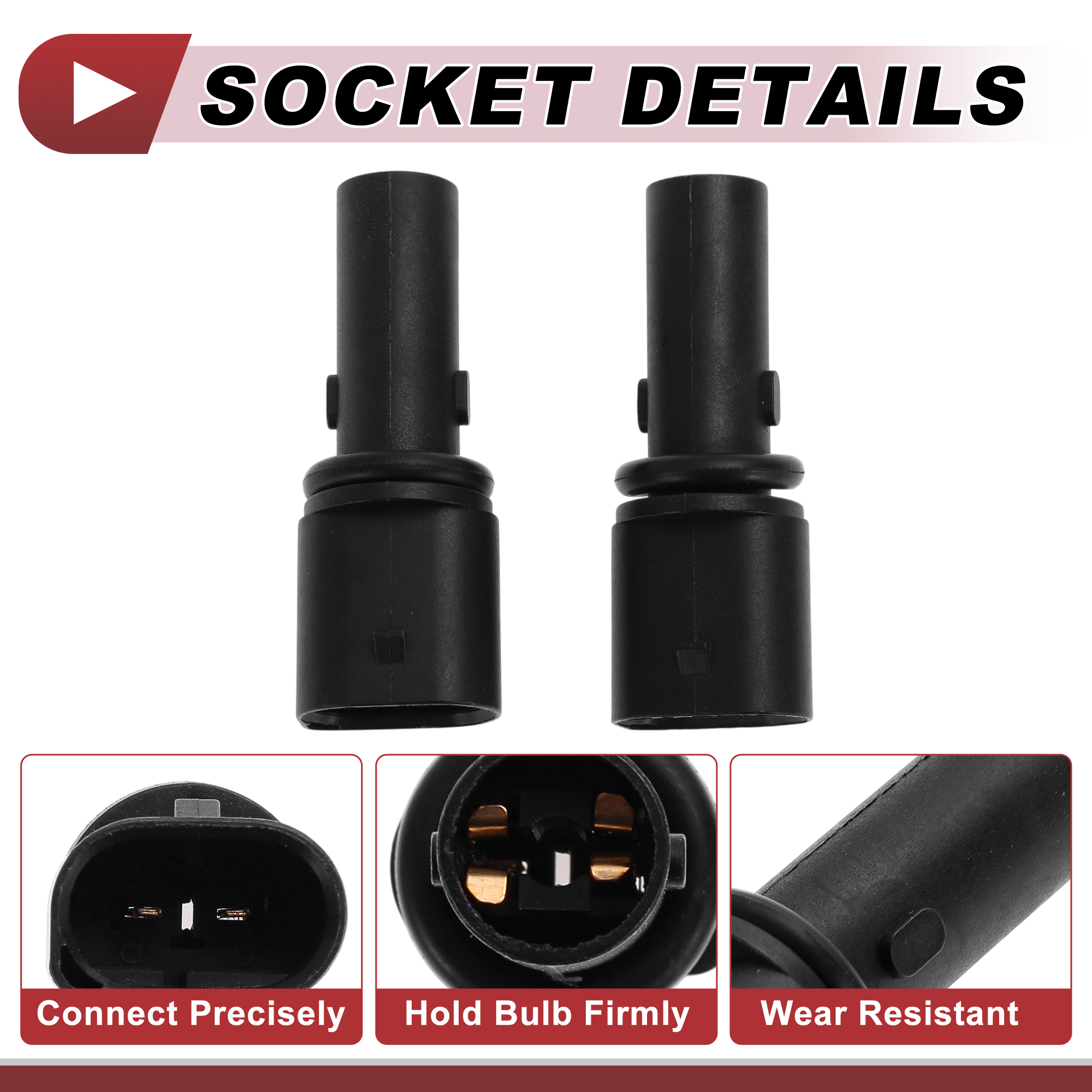 Unique Bargains Parking Light Socket for BMW 3 Series E46 1997-2006 No.63128380205
