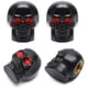 thumbnail image 1 of Piezas (calavera negra) Tapa de válvula Calavera Tapas de neumáticos cromadas Accesorios para automóviles Accesorios universales Tapas de válvulas para automóvil SUV Camión Motocicleta Bicicleta, 1 of 4