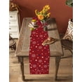 thumbnail image 5 of Ldtrchee Red 4th of July Table Runner 70 Inches, Independence Day Blue White Star Fireworks Bed Runner Dresser Scarves Tabletop for Indoor Outdoor Parties/Ceremony/Banquet, 13" x 70", 5 of 8