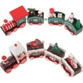 thumbnail image 3 of 2pcs Christmas Train Decoration Christmas Wooden Train Craft Decoration Party Table Decoration, 3 of 9