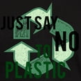 thumbnail image 3 of CafePress - Just Say No To Plastic Dark T Shirt - Men's Classic Graphic Cotton T-Shirt, 3 of 4
