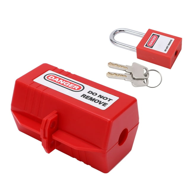 Power Plug Safety Lockout Kit Padlock for Air Conditioner TV Industry Chemistry