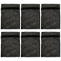 FRCOLOR  6 Pcs Laundry Bag Netted Hand Wash Mesh Bags Black Lingerie Travel