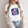 thumbnail image 4 of Moonsky Camiseta unisex Huntrix Dem-0n, colores cómodos, camiseta Huntrix para niñas, camiseta Mira Rumi Joey, merchandising, regalo juvenil para fans del K-pop (Blanco 2XL), 4 of 4