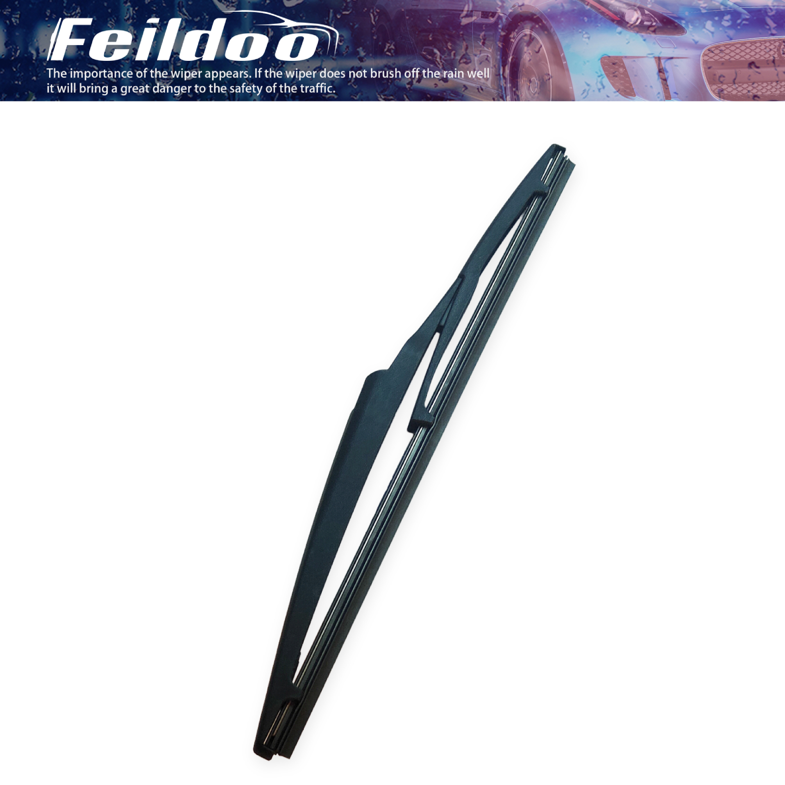 SOCOOL 26"+14"+11A Front and Rear Windshiled Wiper Blades Fit For Hyundai Kona 2024-2018, 3PCS for Car Window, Y27H3Z7S