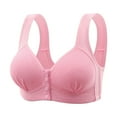 thumbnail image 2 of Fsqjgq Nursing Bras for Breastfeeding Padded Full Coverage Adjustable Straps Underwear Maternity Bras Front Closure Sports Bras for Women 42, 2 of 3