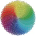 thumbnail image 2 of Adult Jigsaw Puzzle 1000 Pieces, Round Color Gradient Puzzle Hard, Round Rainbow Puzzle Difficulty Puzzle, Suitable for Adult Challenge, 2 of 2